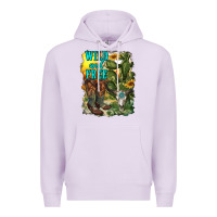 Lilac wild and free cowgirl boots Premium Hoodie - RanaPortraitStore
