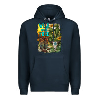 Navy wild and free cowgirl boots Premium Hoodie - RanaPortraitStore