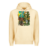 Pina Colada wild and free cowgirl boots Premium Hoodie - RanaPortraitStore