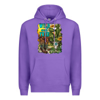 Purple wild and free cowgirl boots Premium Hoodie - RanaPortraitStore