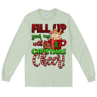 Matcha fill up your cup with christmas cheer Long Sleeve Tee - Jasminsmagicworld
