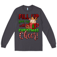 Smoke fill up your cup with christmas cheer Long Sleeve Tee - Jasminsmagicworld