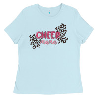 Baby Blue cheer mama Ladies Tee - MaliasSmallBusiness