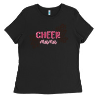 Black cheer mama Ladies Tee - MaliasSmallBusiness