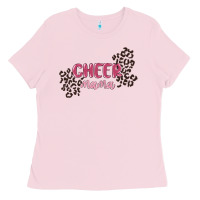 Bubblegum Pink cheer mama Ladies Tee - MaliasSmallBusiness
