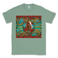 Sage western horse horseshoe roses gemstones glitter wooden Classic Tee - Artiststas