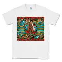 White western horse horseshoe roses gemstones glitter wooden Classic Tee - Artiststas