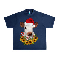 Navy calf sunflower christmas Urban Heavy Tee - JahusDesignShop