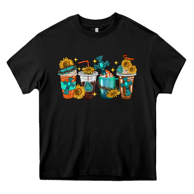 Cross Coffee Cups Heavy Core Tee by texasbilliewilder | Teevron