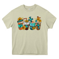 Mossy cross coffee cups Heavy Core Tee - texasbilliewilder