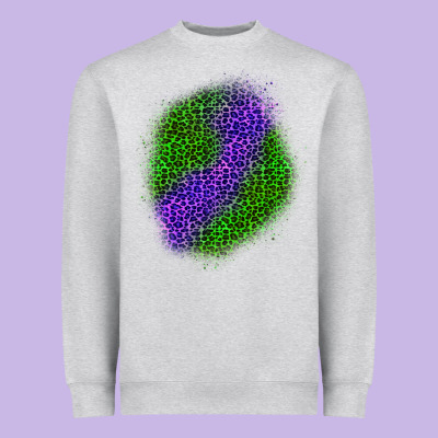 Halloween Leopard Patch 3 Heavyweight Sweatshirt Designed By Bundleandbundleshop