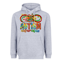 Heather Grey autism awareness butterfly infinity symbol Heavyweight Hoodie - LillyAllenDesigns