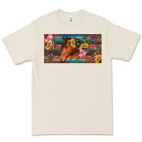 Bone Brown horse with flowers and leopard Premium Tee - RanaPortraitStore