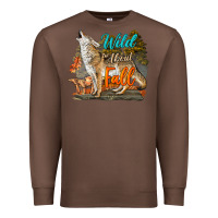 Chestnut Wild About Fall Coyote Premium Sweatshirt - LillyAllenDesigns