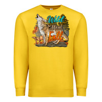 Lemon Wild About Fall Coyote Premium Sweatshirt - LillyAllenDesigns