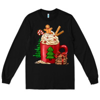 Black Christmas coffee Long Sleeve Tee - Jasminsmagicworld
