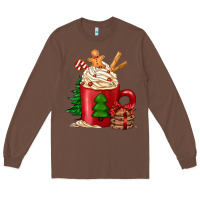 Chestnut Christmas coffee Long Sleeve Tee - Jasminsmagicworld