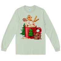 Matcha Christmas coffee Long Sleeve Tee - Jasminsmagicworld