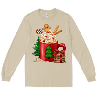 Mushroom Christmas coffee Long Sleeve Tee - Jasminsmagicworld