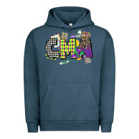 Pigment Midnight Navy cma mardi gras certified medical assistant Urban Hoodie - CowGirlArtShop