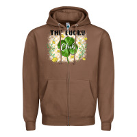 Chestnut the lucky club Zipper Hoodie - MaliasSmallBusiness
