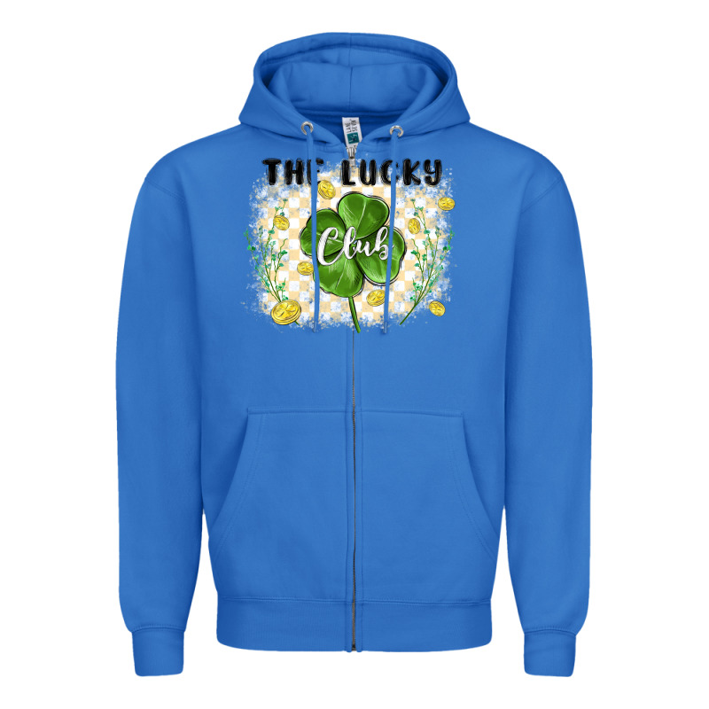 The Lucky Club Zipper Hoodie by MaliasSmallBusiness | Teevron