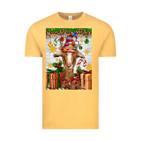 Vintage Mustard christmas goat air freshener Vintage Tee - Artiststas