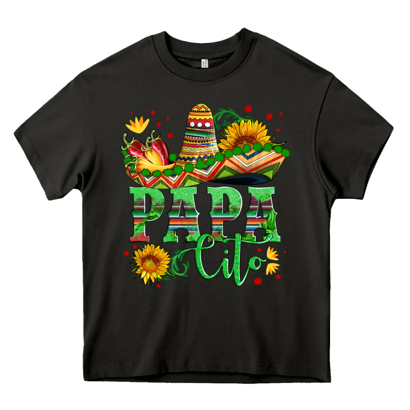 Papa Cito With Sunflowers And Sombrero Heavy Core Tee by Artiststas | Teevron