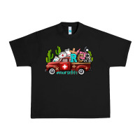 Black rca nurse truck with cactus Urban Heavy Tee - AdoDesignShop