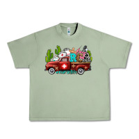 Oil Green rca nurse truck with cactus Urban Heavy Tee - AdoDesignShop