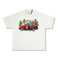 Pistachio rca nurse truck with cactus Urban Heavy Tee - AdoDesignShop