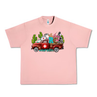 Salmon rca nurse truck with cactus Urban Heavy Tee - AdoDesignShop