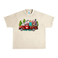Sandshell rca nurse truck with cactus Urban Heavy Tee - AdoDesignShop
