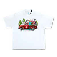White rca nurse truck with cactus Urban Heavy Tee - AdoDesignShop