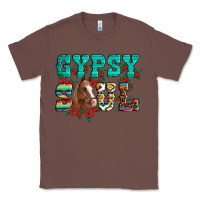 Chestnut western gypsy soul horse roses serape aztec leopard Classic Tee - Artiststas
