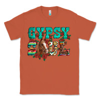 Copper western gypsy soul horse roses serape aztec leopard Classic Tee - Artiststas