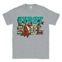 Heather Grey western gypsy soul horse roses serape aztec leopard Classic Tee - Artiststas