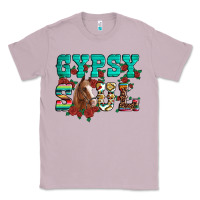Lilac western gypsy soul horse roses serape aztec leopard Classic Tee - Artiststas