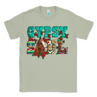 Matcha western gypsy soul horse roses serape aztec leopard Classic Tee - Artiststas