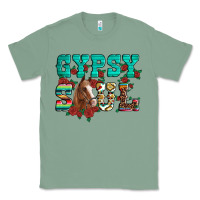 Sage western gypsy soul horse roses serape aztec leopard Classic Tee - Artiststas