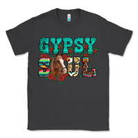 Smoke western gypsy soul horse roses serape aztec leopard Classic Tee - Artiststas