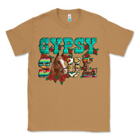 Toasted Coconut western gypsy soul horse roses serape aztec leopard Classic Tee - Artiststas