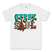 White western gypsy soul horse roses serape aztec leopard Classic Tee - Artiststas