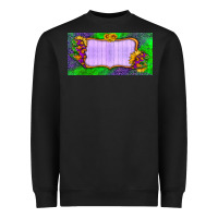 Black custom halloween lightning bolt license plate Heavyweight Sweatshirt - BundleAndBundleShop
