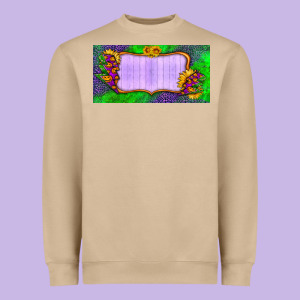 Custom Halloween Lightning Bolt License Plate Heavyweight Sweatshirt Designed By Bundleandbundleshop