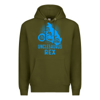 Army Green unclesaurus rex Premium Hoodie - Bettercallsaul