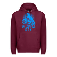 Burgundy unclesaurus rex Premium Hoodie - Bettercallsaul