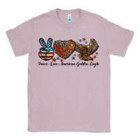 Lilac Western Peace Love American Golden Eagle Classic Tee - LillyAllenDesigns