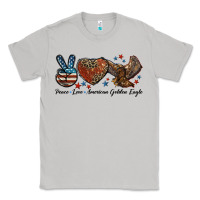 Moon Dust Western Peace Love American Golden Eagle Classic Tee - LillyAllenDesigns