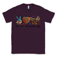 Plum Western Peace Love American Golden Eagle Classic Tee - LillyAllenDesigns